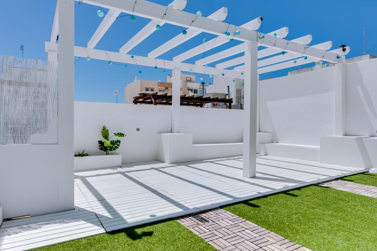 Villa Terrasse Blanche Olhão Esterno foto
