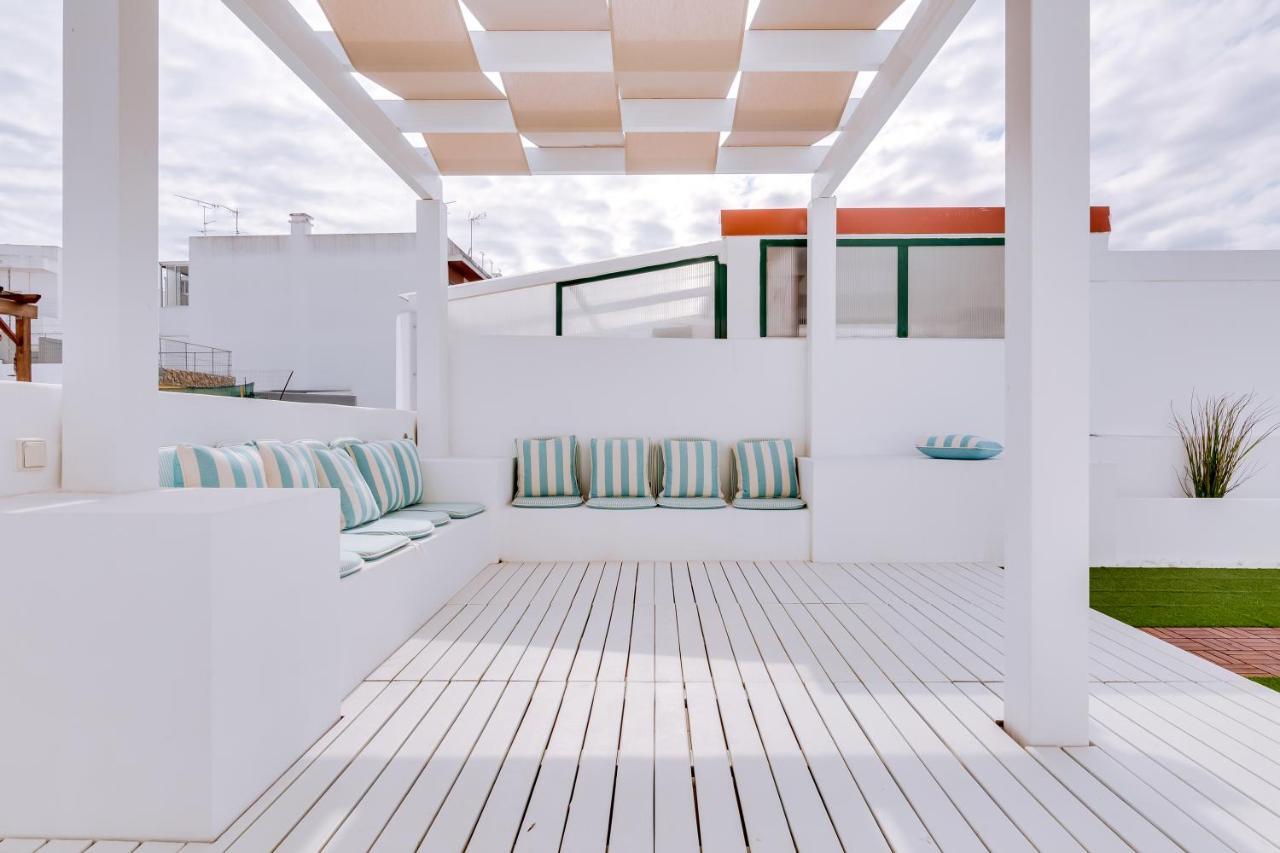 Villa Terrasse Blanche Olhão Esterno foto